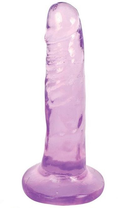 Фиолетовый фаллоимитатор Slim Stick Dildo - 15