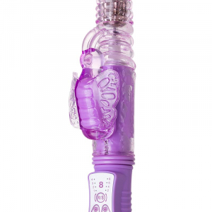 Фиолетовый хай-тек вибратор High-Tech fantasy с вращением бусин - 24