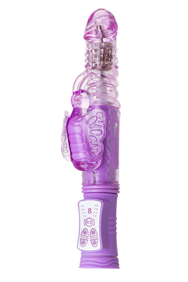 Фиолетовый хай-тек вибратор High-Tech fantasy с вращением бусин - 24