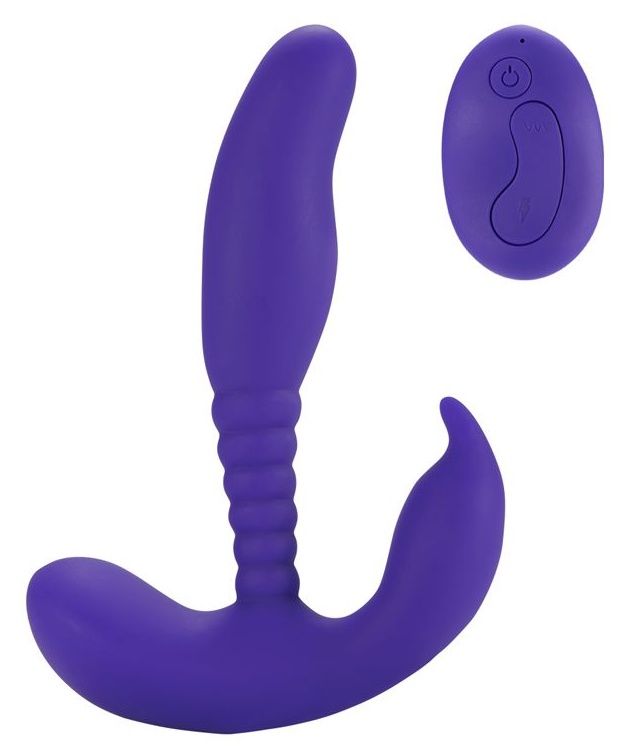 Фиолетовый стимулятор простаты Remote Control Anal Pleasure Vibrating Prostate Stimulator - 13