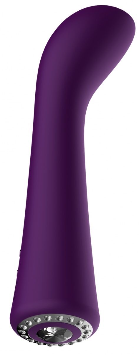 Фиолетовый вибромассажер для точки G Glimmer - 20