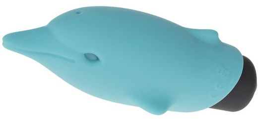 Голубой вибростимулятор-дельфин Lastic Pocket Dolphin - 7