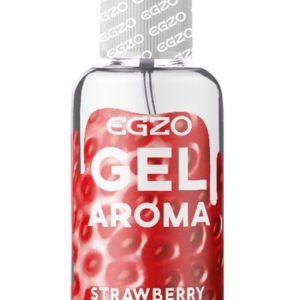 Интимный лубрикант Egzo Aroma с ароматом клубники - 50 мл.