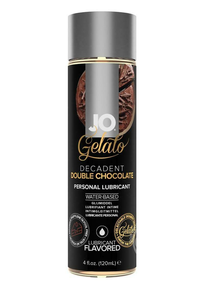 Лубрикант с ароматом шоколада JO GELATO DECADENT DOUBLE CHOCOLATE - 120 мл.-