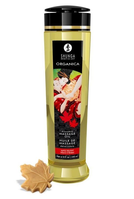 Массажное масло с ароматом кленового сиропа Organica Maple Delight - 240 мл.-