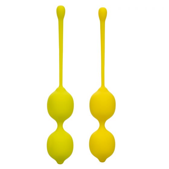 Набор вагинальных шариков-лимонов Kegel Training Set Lemon-