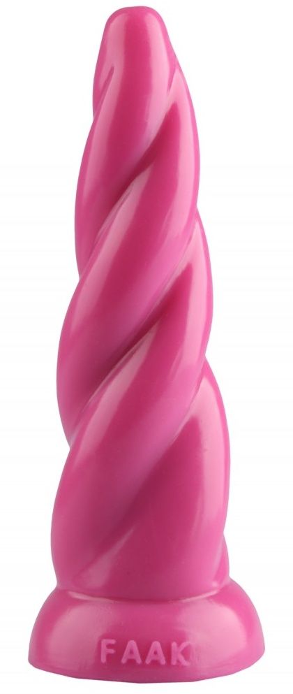 Розовая коническая спиральная анальная втулка - 22