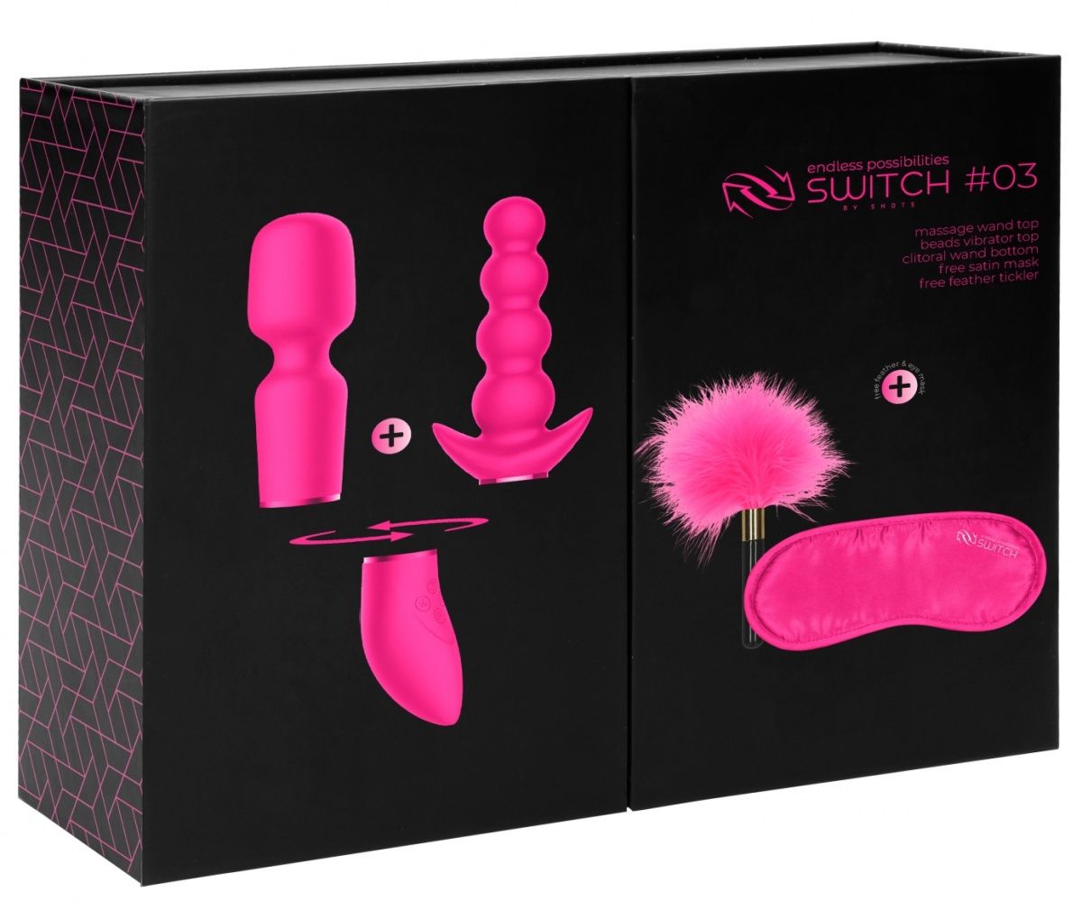 Розовый эротический набор Pleasure Kit №3-