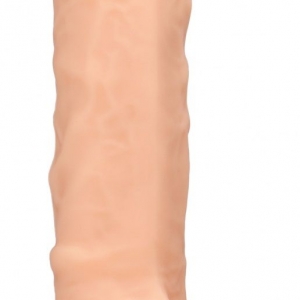 Телесный фаллоимитатор Silicone Dildo With Balls - 17