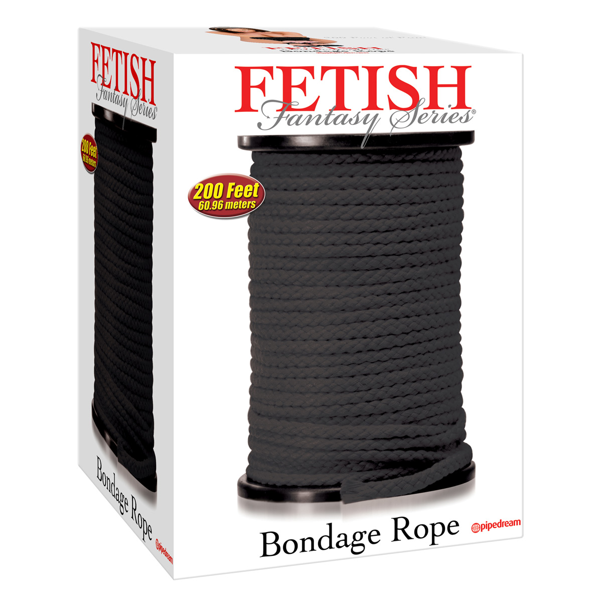Черная веревка для связывания Bondage Rope - 60