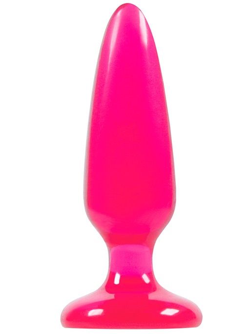 Малая розовая анальная пробка Jelly Rancher Pleasure Plug Small - 10