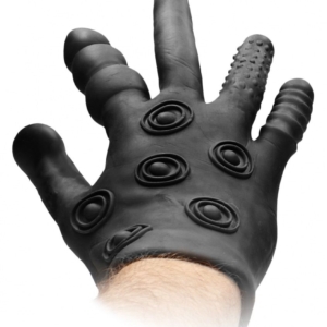 Черная стимулирующая перчатка Stimulation Glove