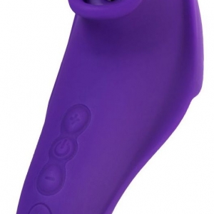 Фиолетовый клиторальный стимулятор Swizzy