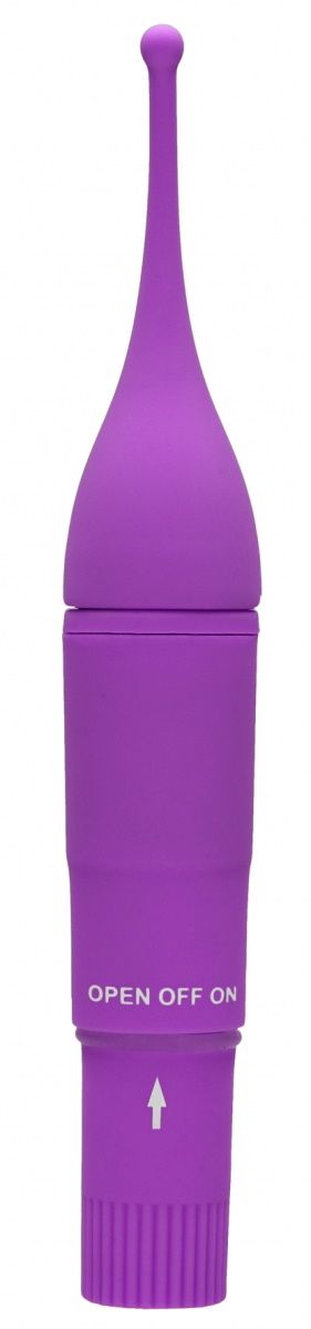Фиолетовый клиторальный вибромассажер Clitoral Tickler - 16