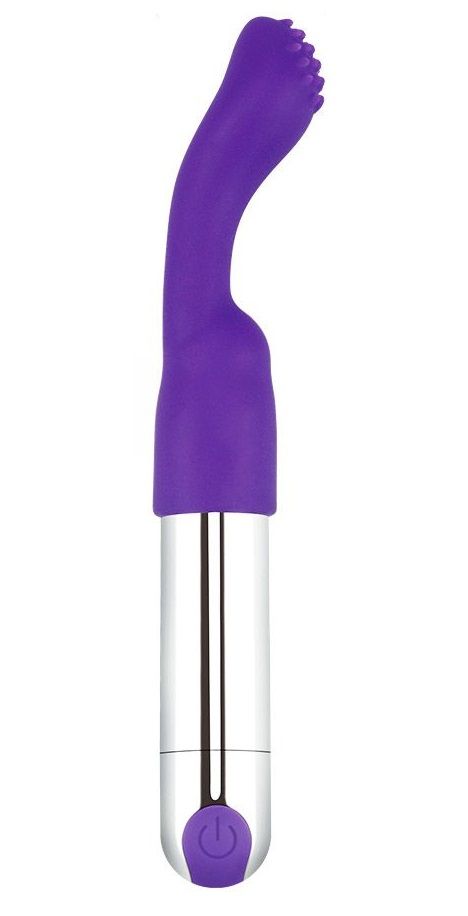 Фиолетовый перезаряжаемый вибратор Rechargeable IJOY Versatile Tickler - 14