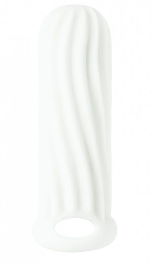Белый фаллоудлинитель Homme Wide - 13 см.
