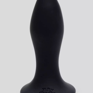 Черная анальная вибропробка Sensation Rechargeable Vibrating Butt Plug - 8