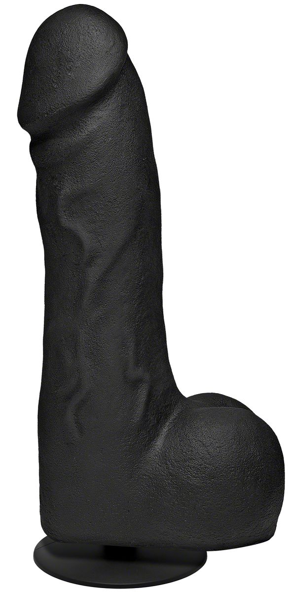 Черный фаллоимитатор-гигант с присоской-плагом The Really Big Dick - 30
