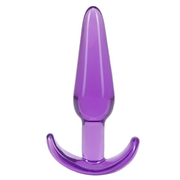 Фиолетовая анальная пробка в форме якоря Slim Anal Plug - 10