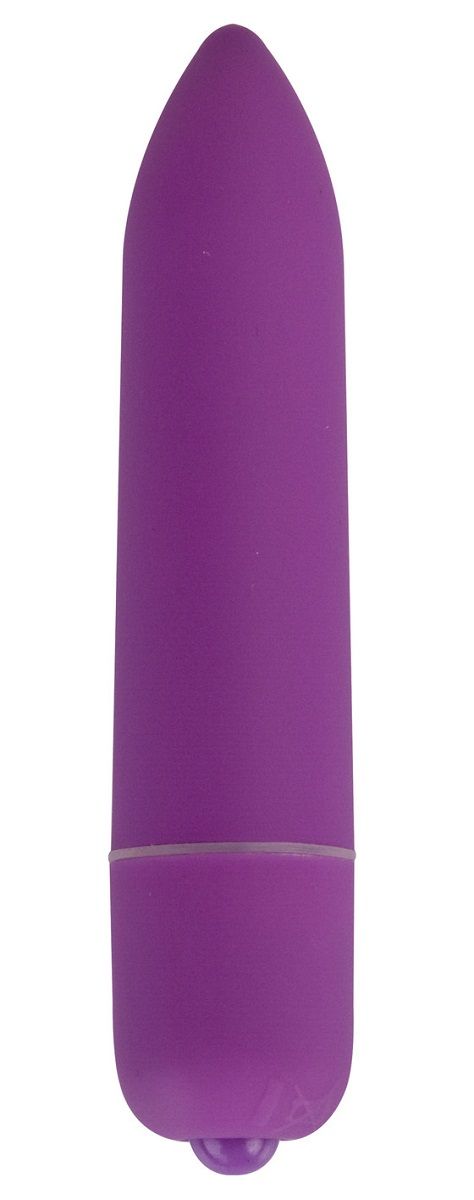 Фиолетовая удлинённая вибропуля Power Bullet Purple - 8