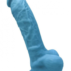 Голубой фаллоимитатор Model 1 - 17