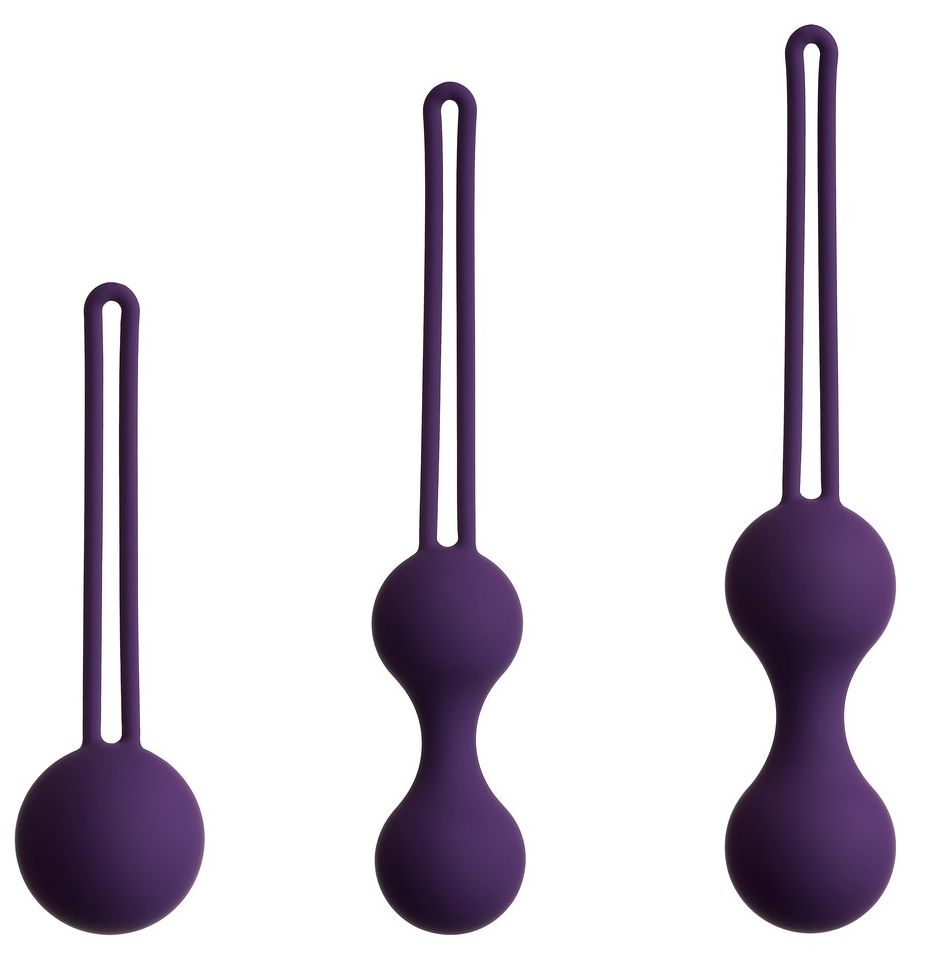 Набор из 3 фиолетовых вагинальных шариков Kegel Training Set