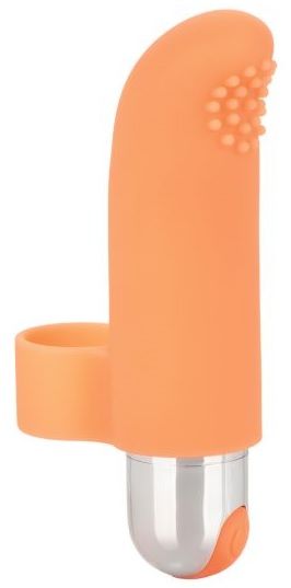 Оранжевая пулька-насадка на палец Finger Tickler - 8