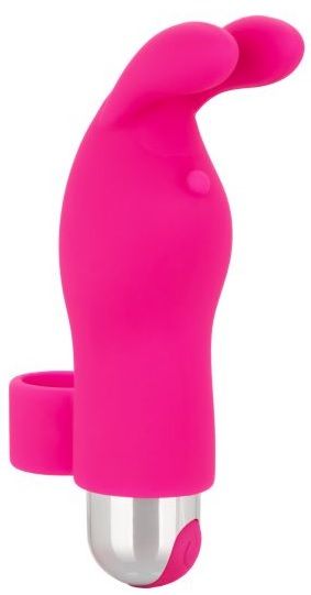 Розовая пулька-насадка на палец Finger Bunny - 8