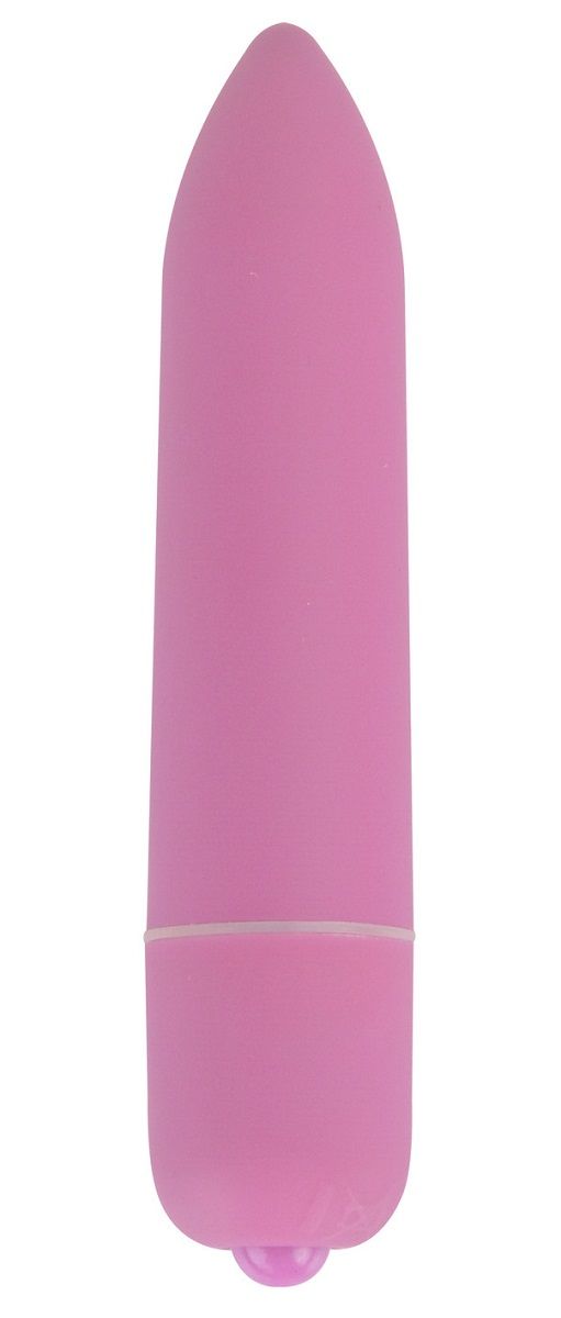Розовая удлинённая вибропуля Power Bullet Pink - 8