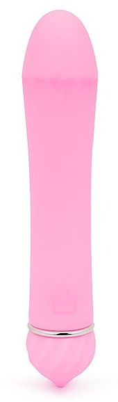 Розовый гладкий вибратор с 11 режимами вибрации - 11