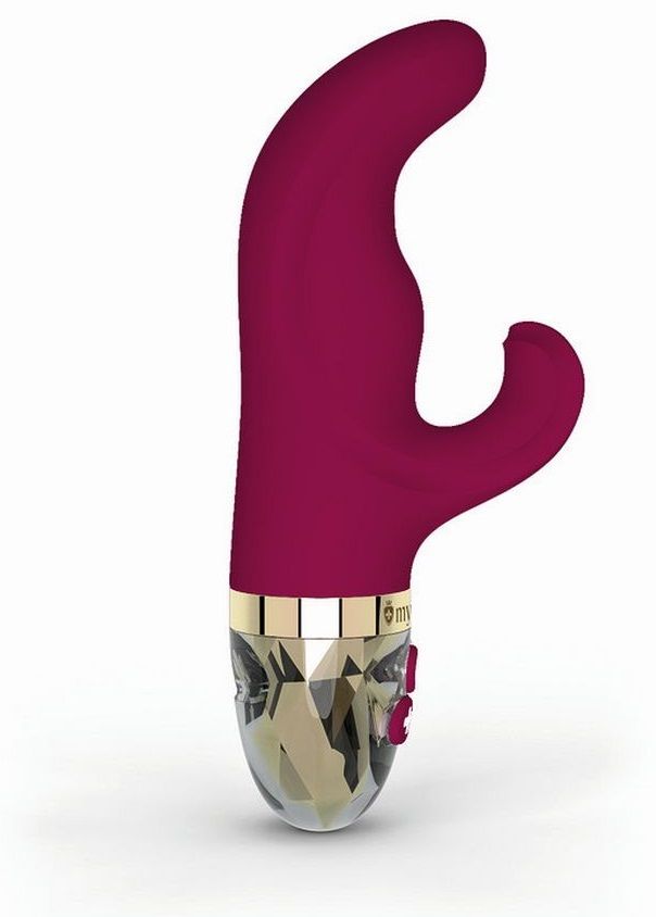 Ярко-розовый вибратор-кролик Hop Hop Bob - 16 см.