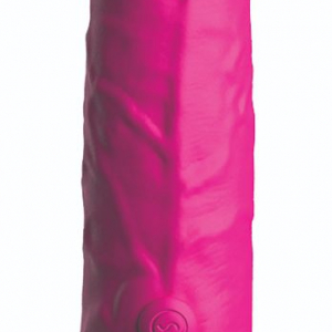 Ярко-розовый вибромассажер-реалистик с присоской Classix Wall Banger 2.0 - 19