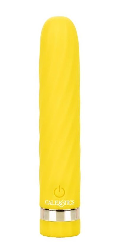 Желтая перезаряжаемая вибропуля Slay #SeduceMe - 12 см.