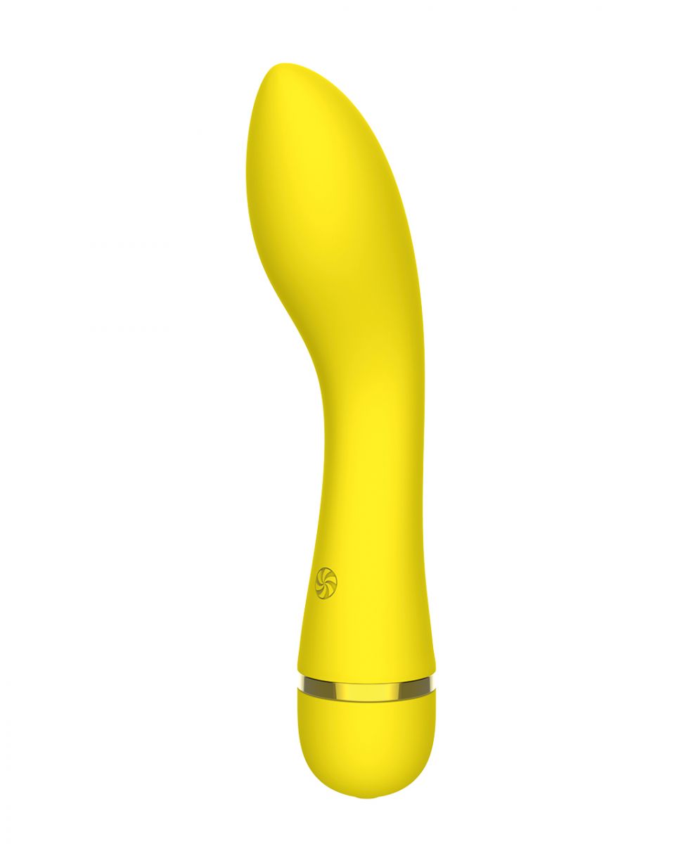Желтый перезаряжаемый вибратор Whaley - 16