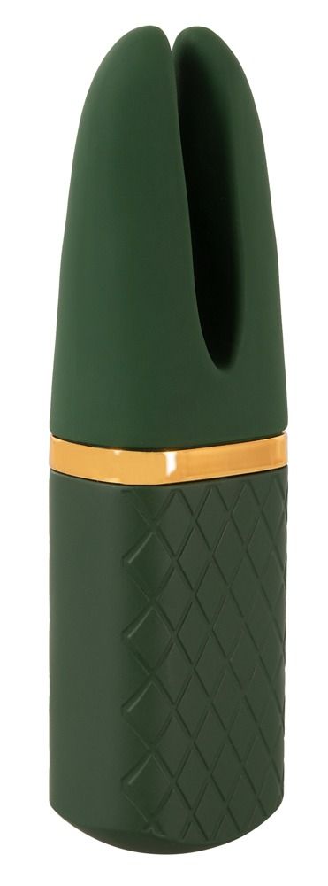 Зеленый вибратор Luxurious Split Tip Vibrator - 13