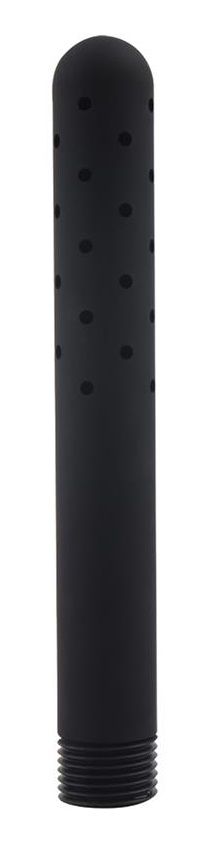 197367 Черная насадка для анального душа ANAL DOUCHE - 15 см.
