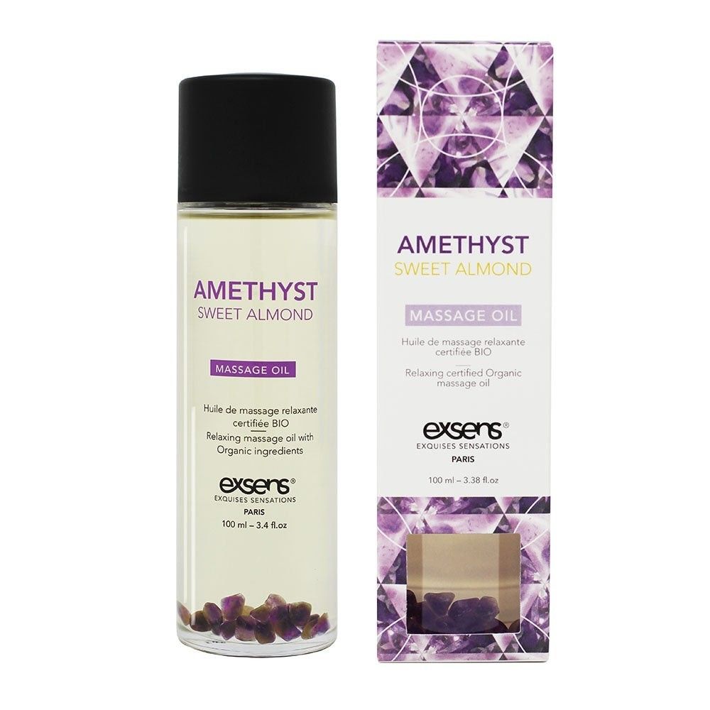 223023 Органическое массажное масло AMETHYST SWEET ALMOND - 100 мл.