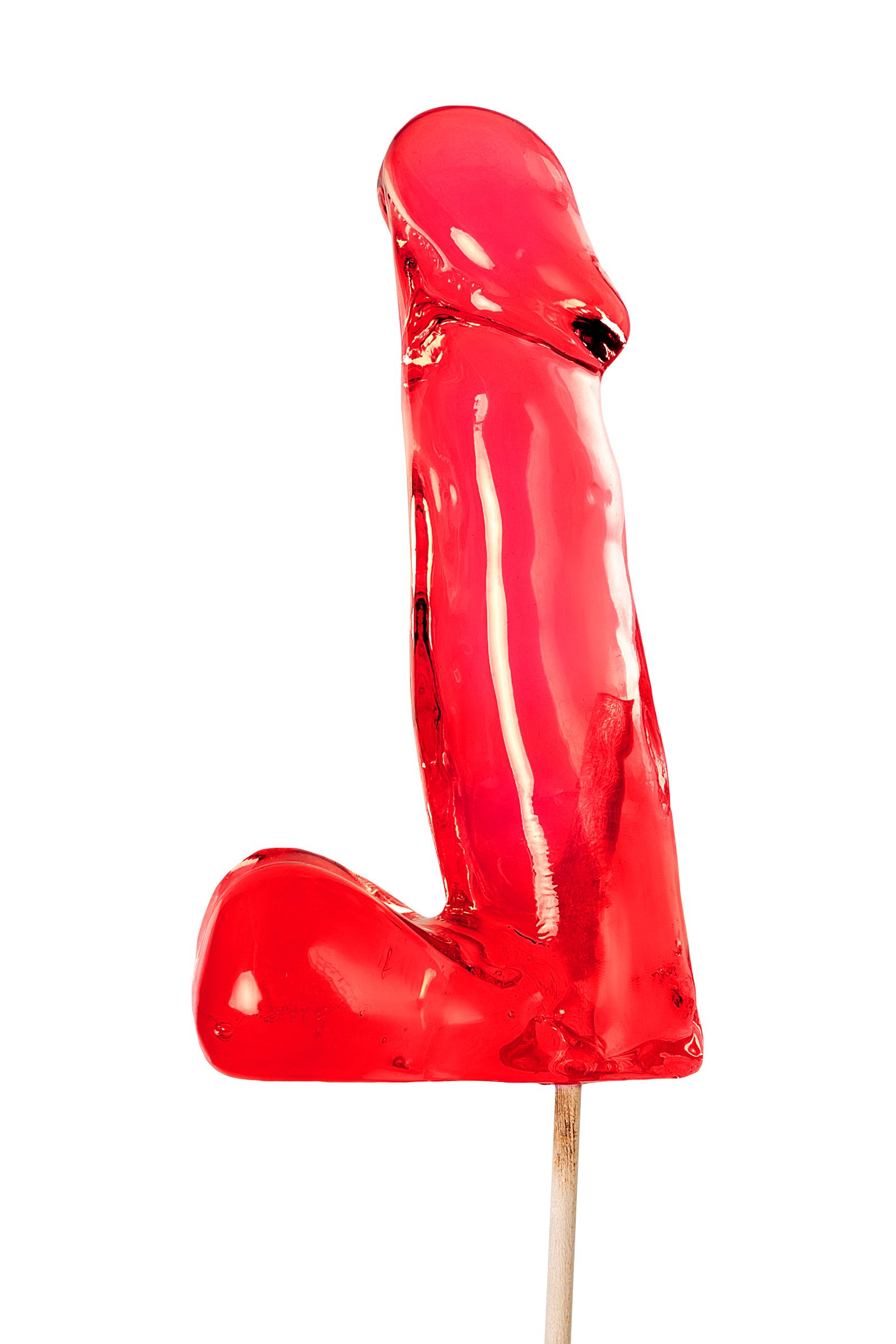 313187 Красный леденец в форме члена со вкусом виски - 173 гр.