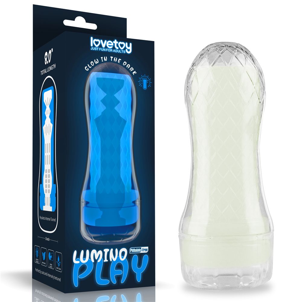 326898 Светящийся в темноте мастурбатор Lumino Play Masturbator Pocketed