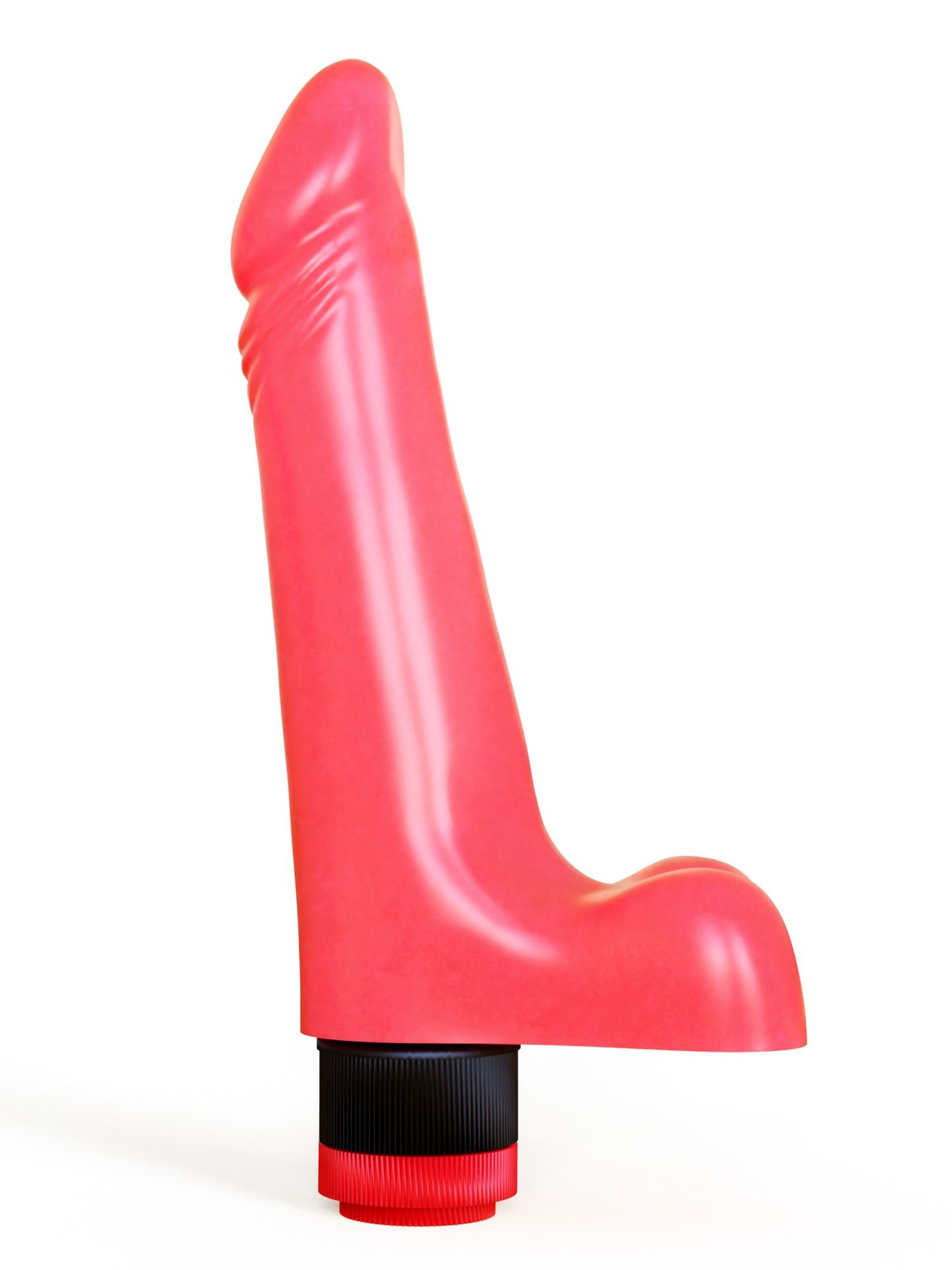 33005 Гелевый розовый вибромассажёр - 21 см.