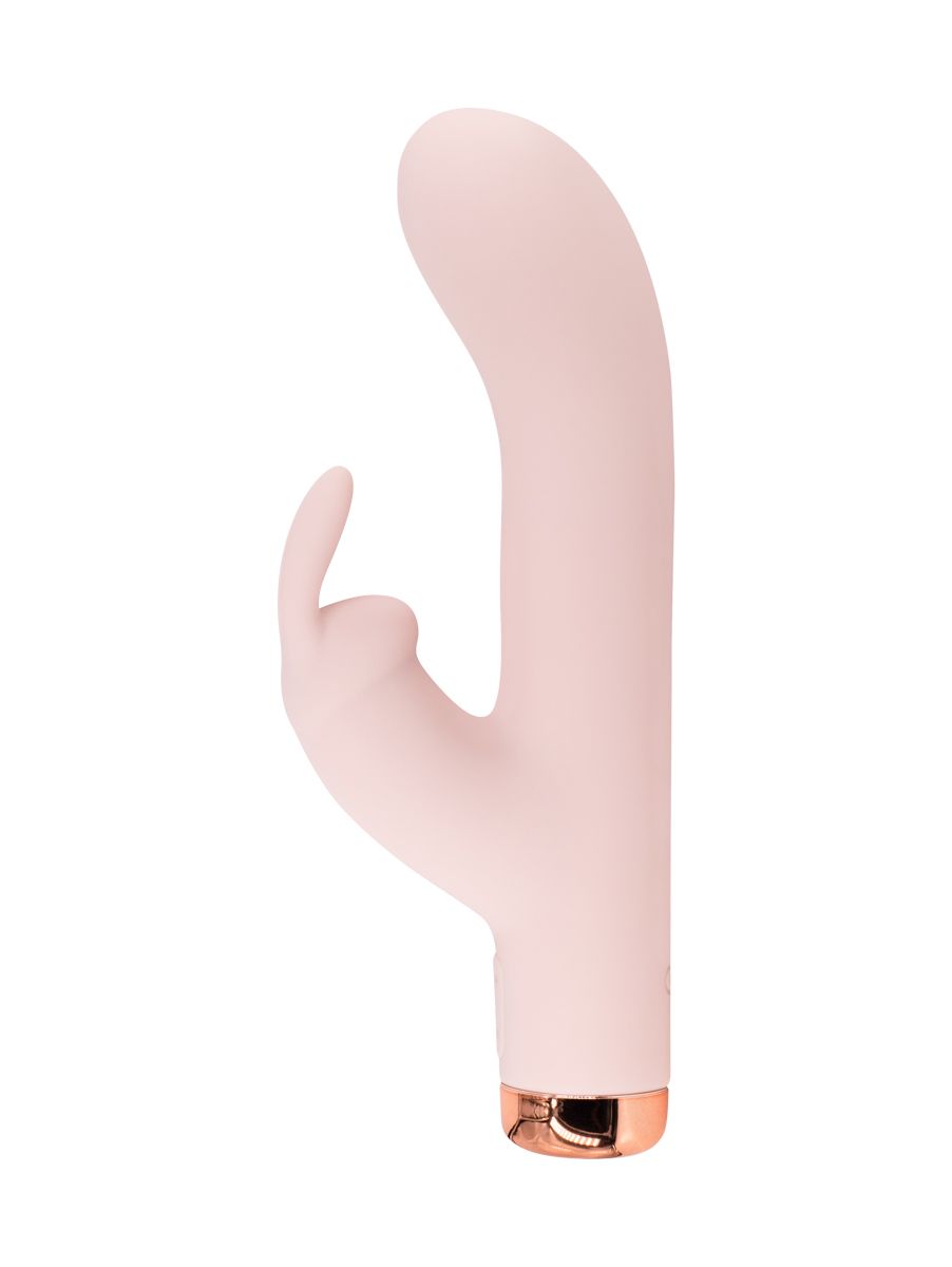 336315 Телесный силиконовый вибратор-кролик - 16,5 см.