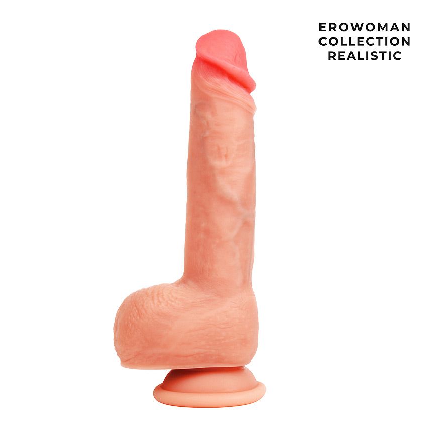 346030 Телесный фаллоимитатор на присоске Дерзкий