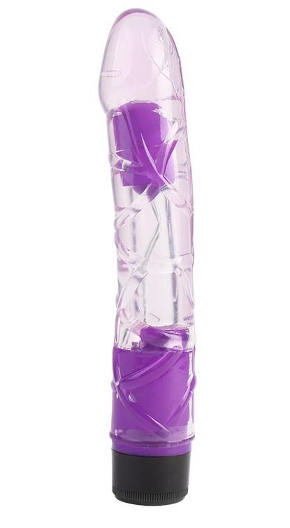 349226 Сиреневый реалистичный вибратор 9 Inch Realistic Vibe - 23 см.