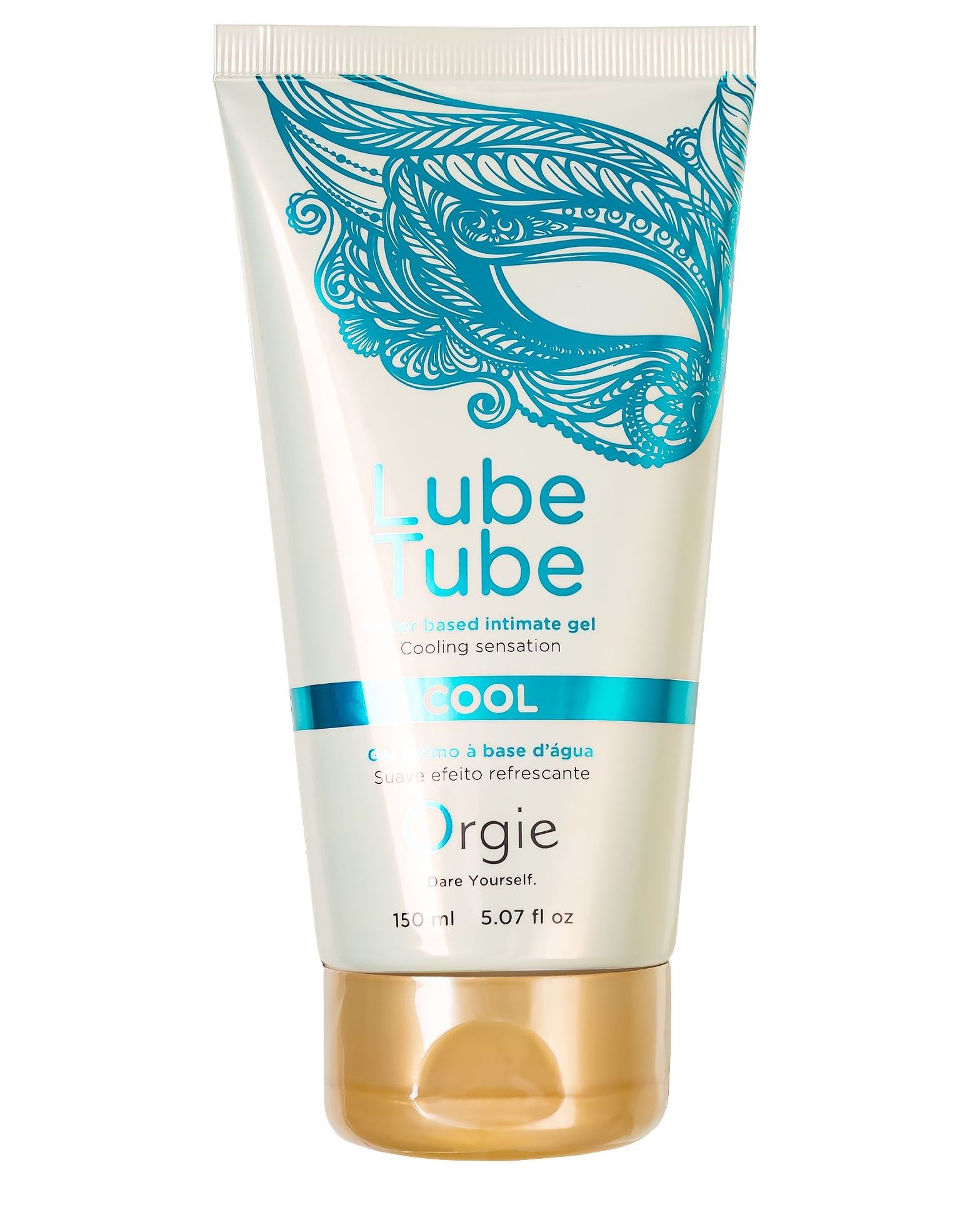 358213 Интимный гель на водной основе Lube Tube Cool с охлаждающим эффектом - 150 мл.