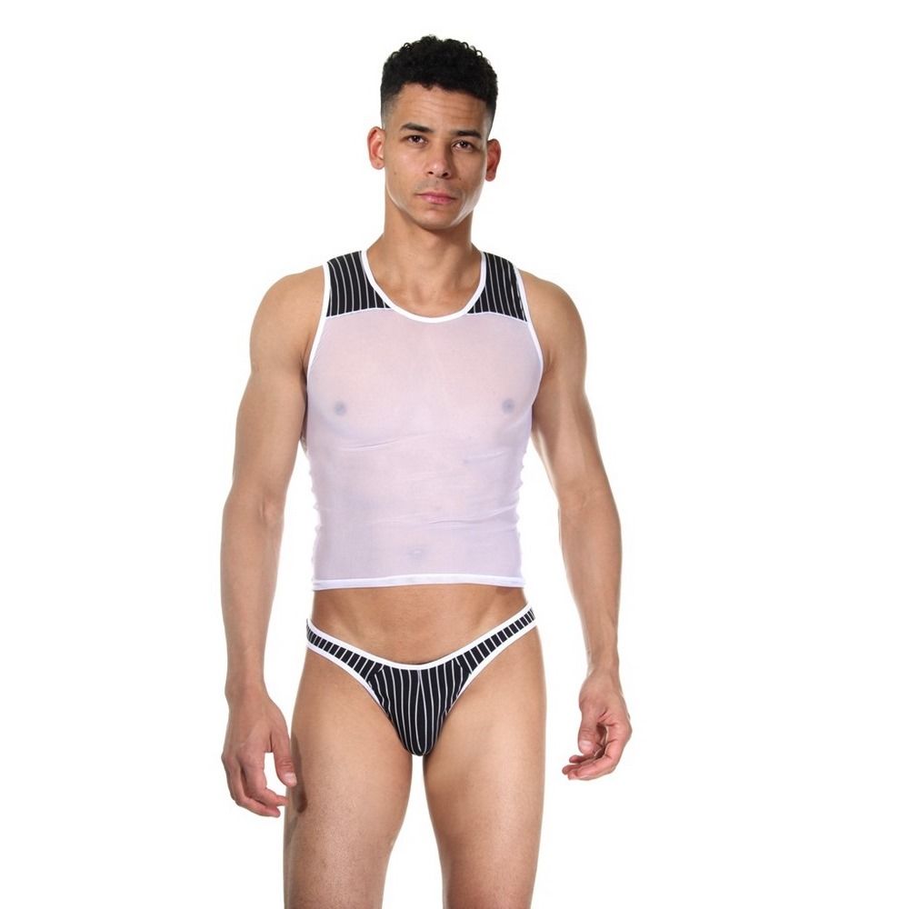 363405 Сексуальный мужской комплект: майка и стринги