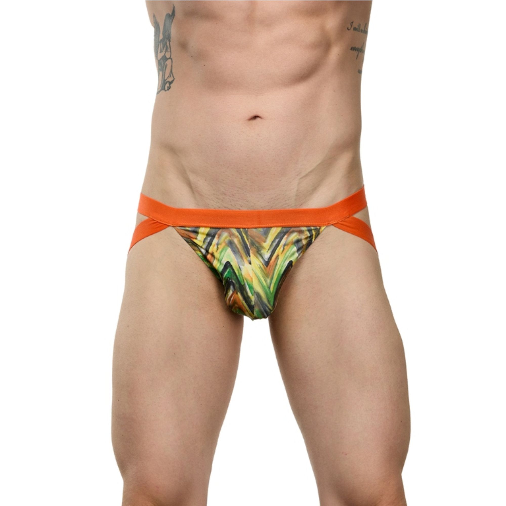 365140 Яркие мужские трусы-джоки с принтом