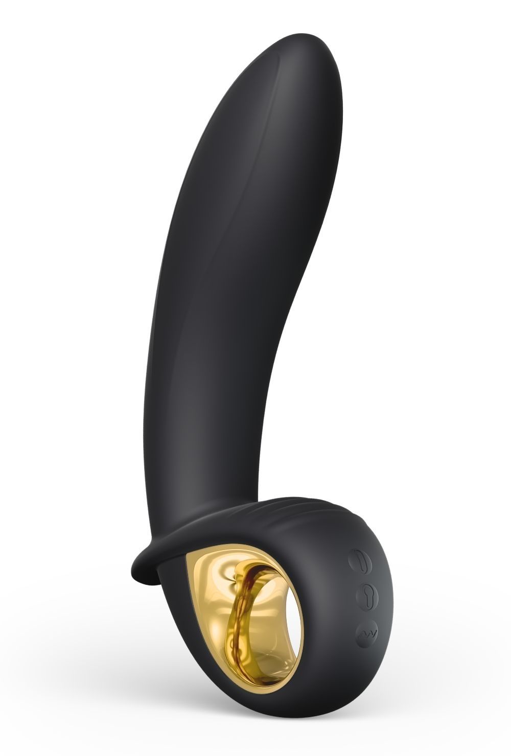 367618 Черный анальный вибратор с функцией расширения Deep Expand