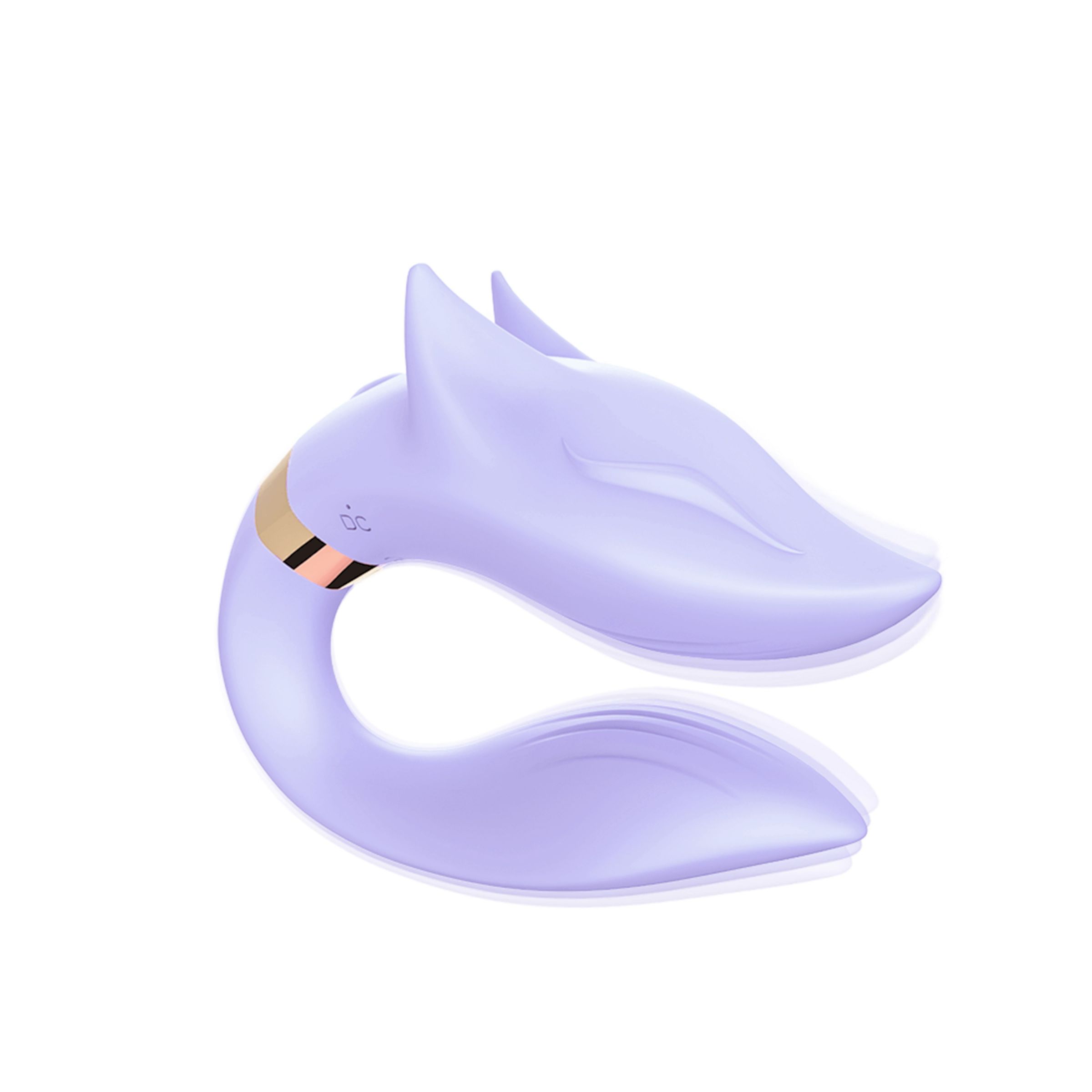 371052 Сиреневый вибромассажер для пар с пультом ДУ