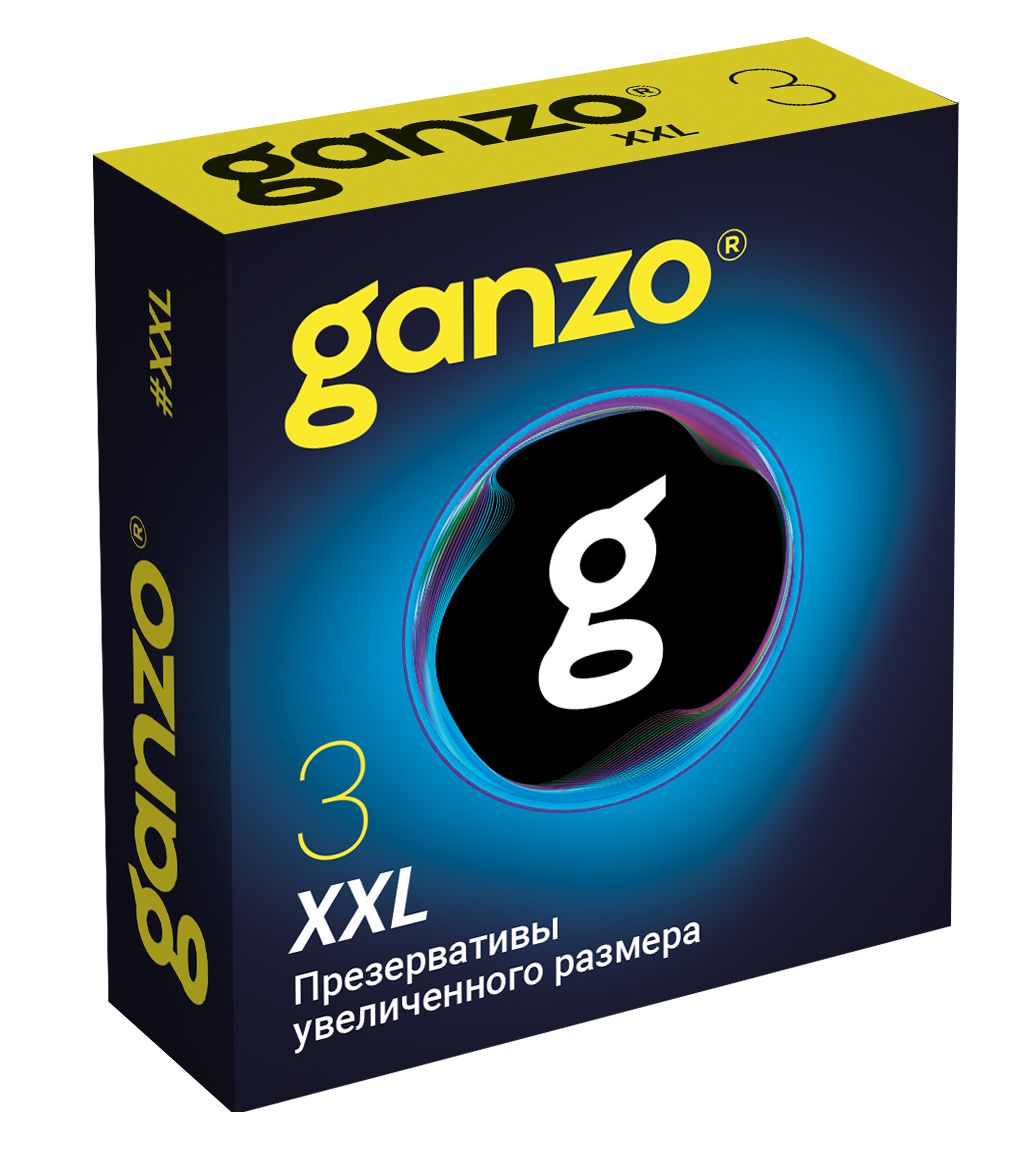 375439 Презервативы увеличенного размера Ganzo XXL - 3 шт.