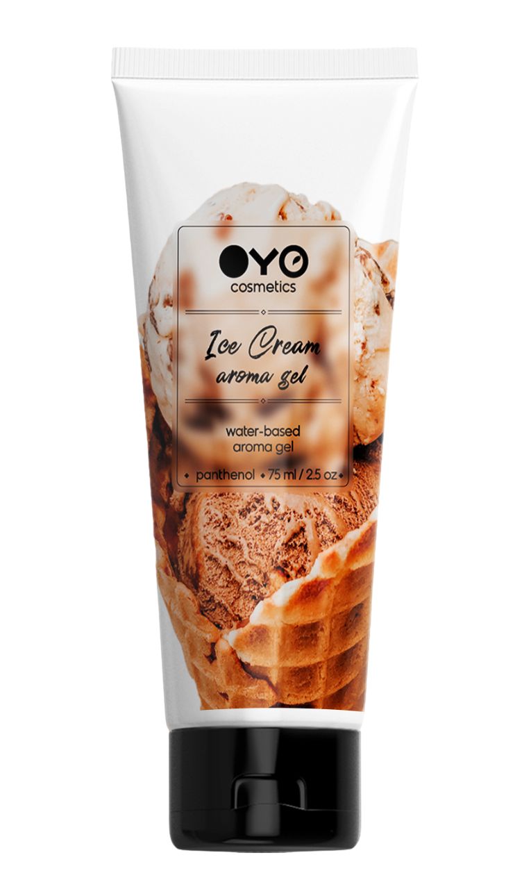 377298 Лубрикант на водной основе OYO Aroma Gel Ice Cream с ароматом пломбира - 75 мл.